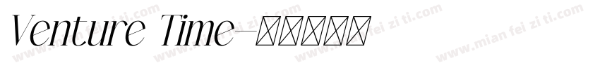Venture Time字体转换